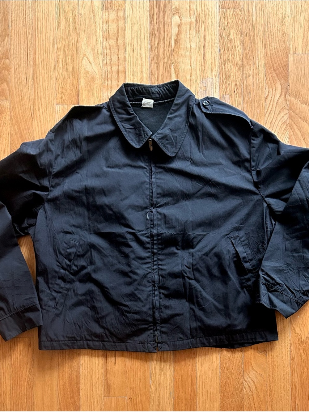 Vintage Creighton US Navy Windbreaker Jacket with Detachable Vest